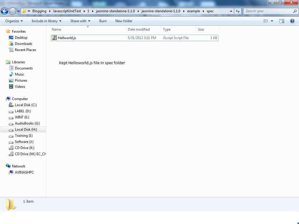 Unit Test in Cases in javascript