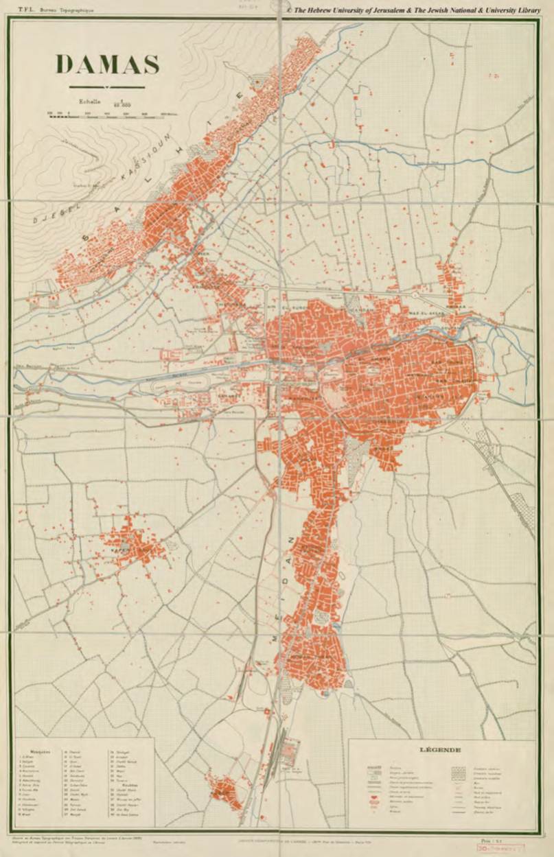 Geographia Mapping Damascus Over Time