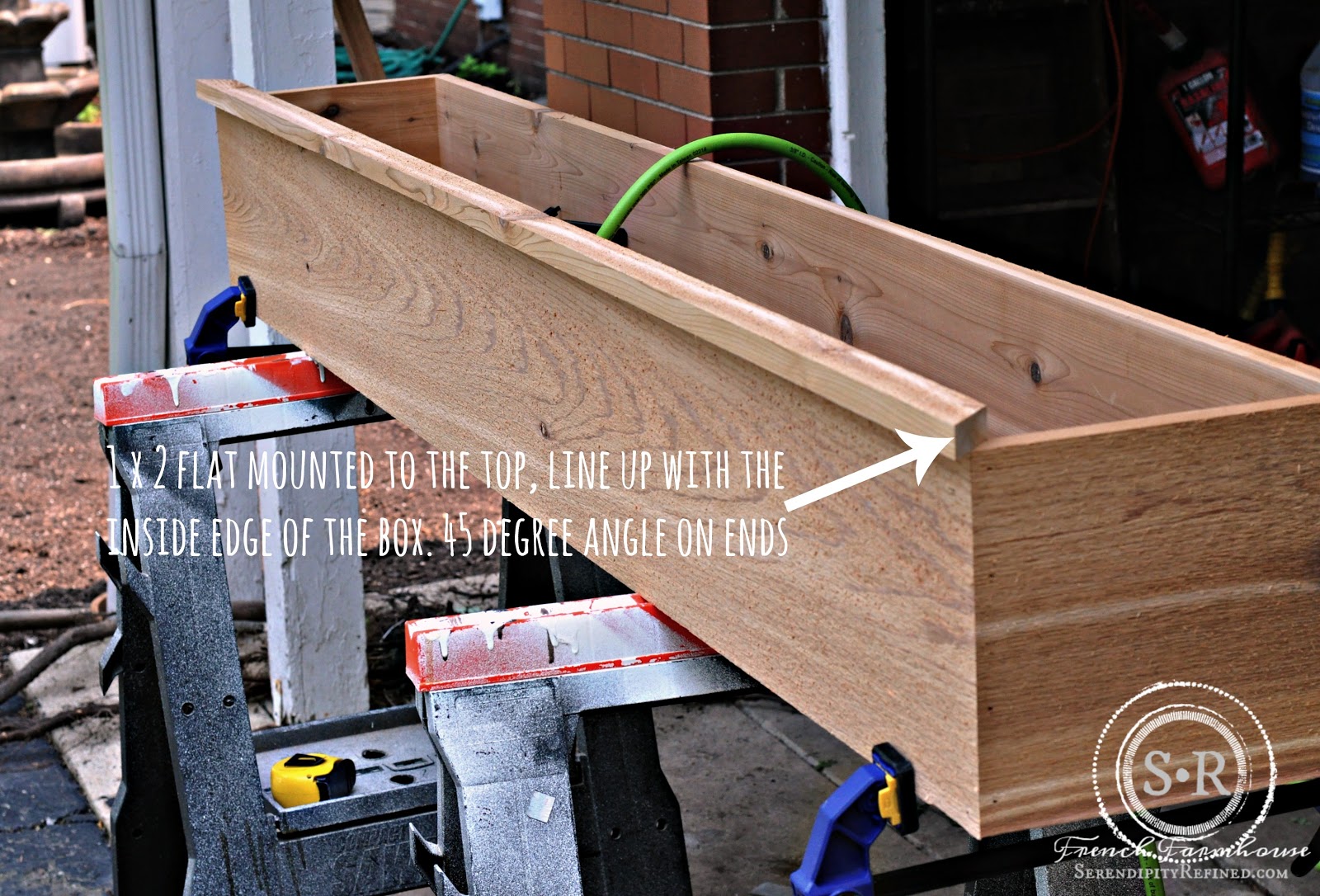 Serendipity Refined Blog How To Build A DIY Rustic Cedar Window Flower Box