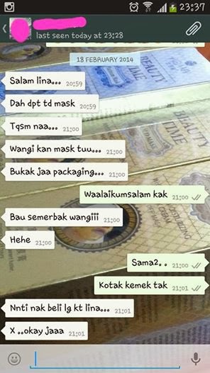 Testimoni : Pibamy Gold Mask