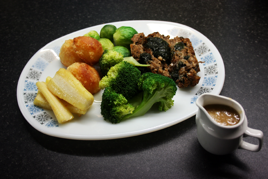 Rocket Bean Vegan Nut Roast and Gravy