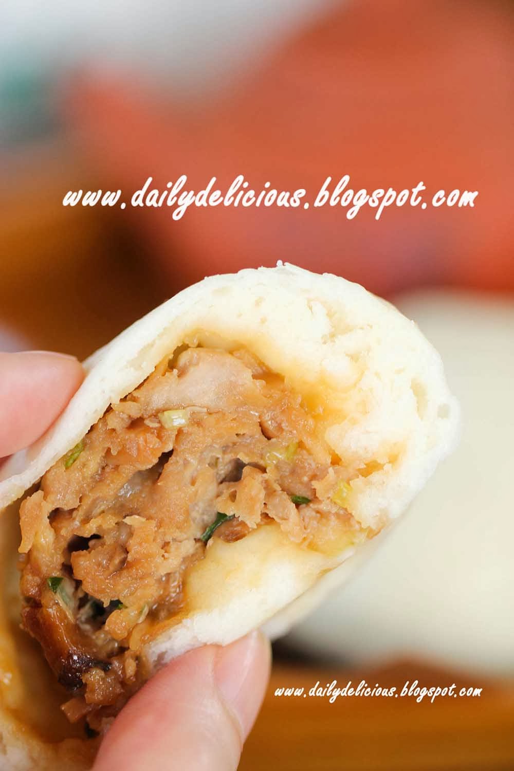 dailydelicious Baking powder pork buns (肉まん) Easy and quick snack!
