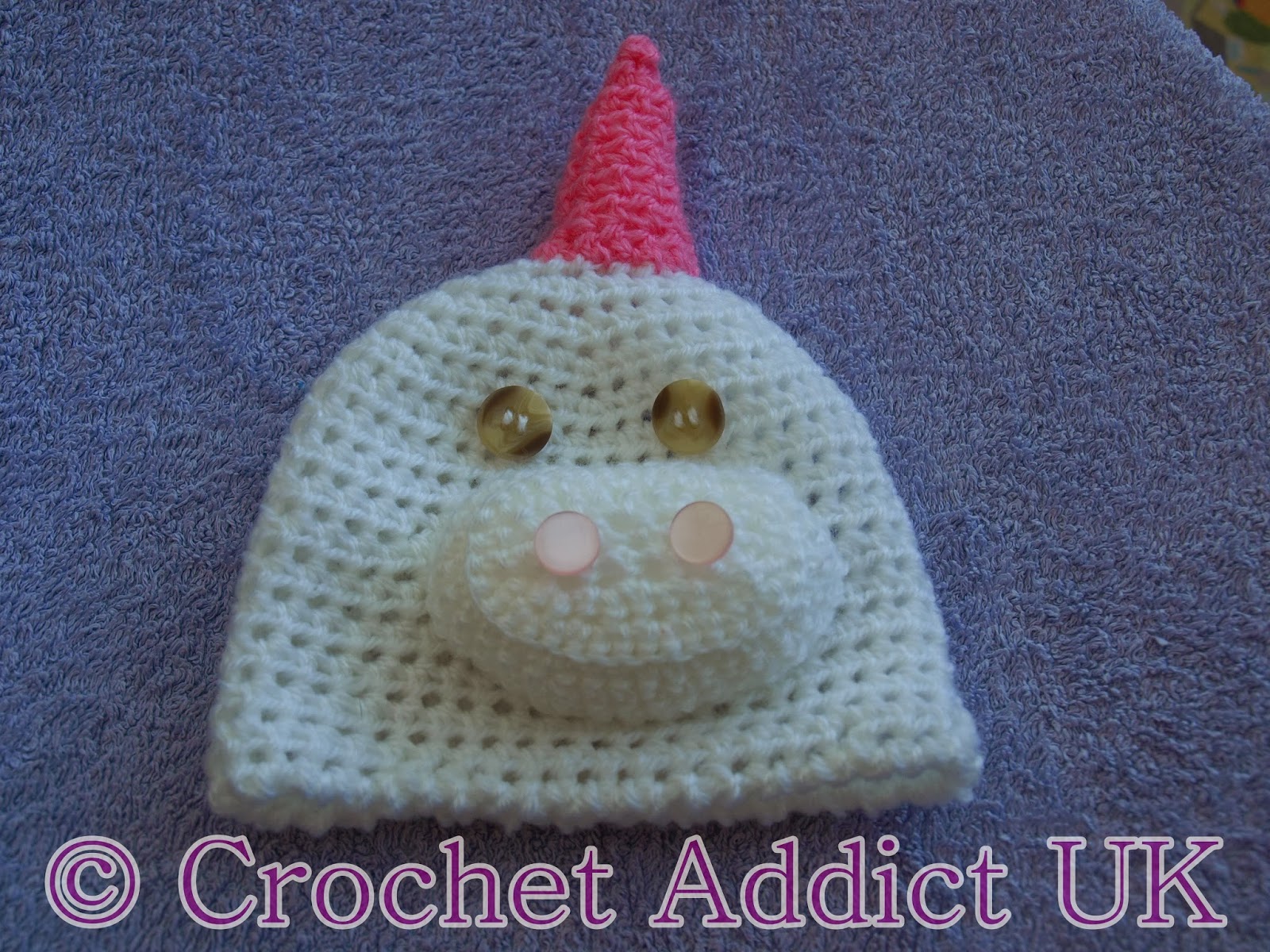 ... Hat #Newborn - 12 months ~ #Free #Crochet Pattern ~ Crochet Addict UK
