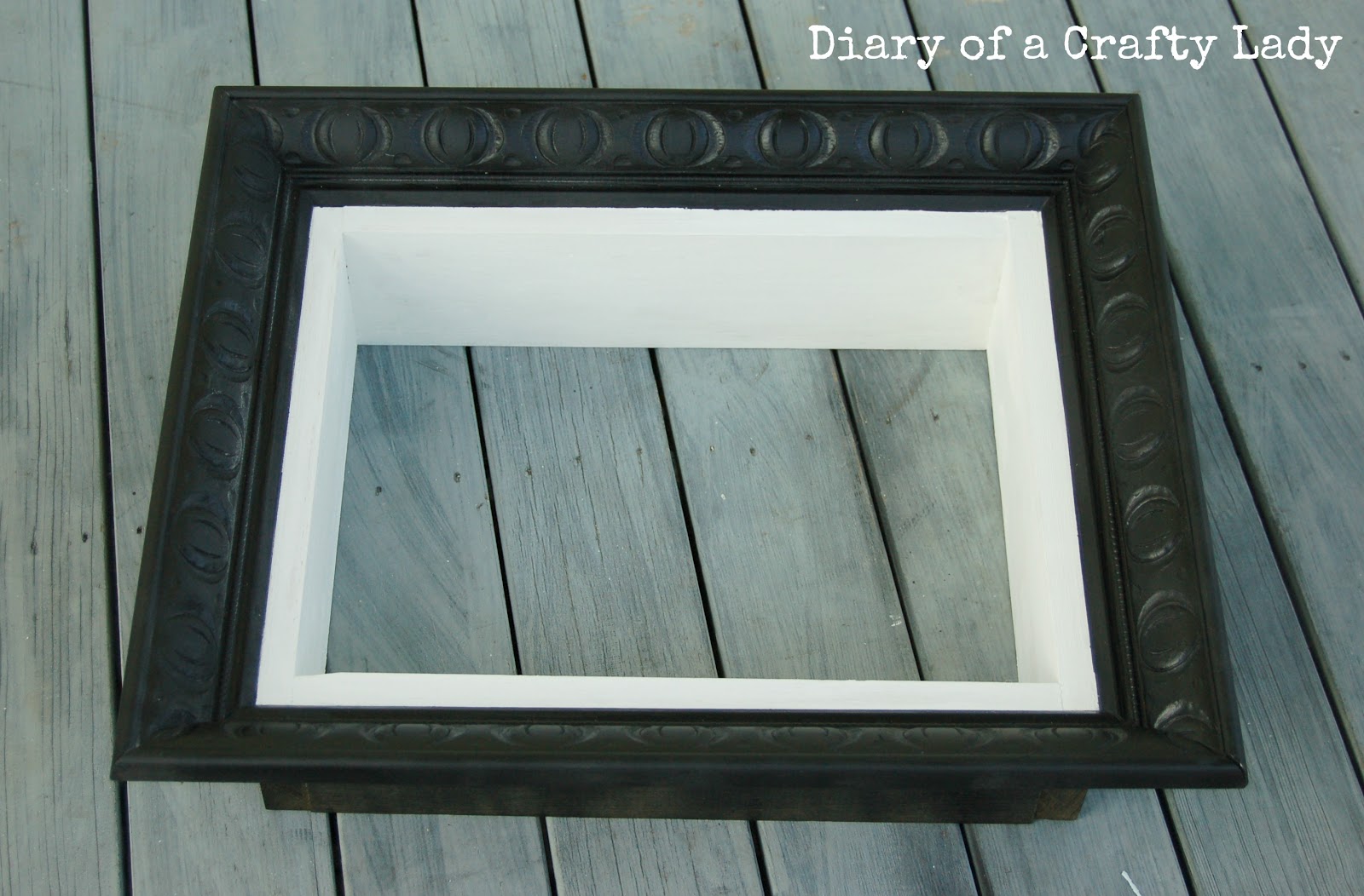 Diary of a Crafty Lady Picture Frame Book Shelf