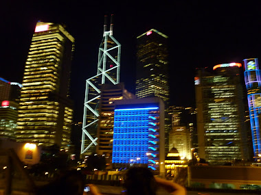 Hong Kong Island at Night