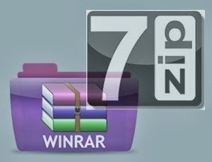 winrar and 7-zip