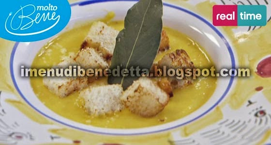 Vellutata di Zucca con Crostini di Benedetta Parodi