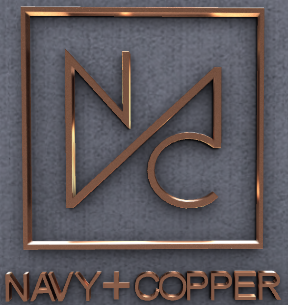 Navy + Copper