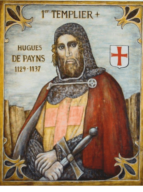 Le premier Templier Hugues de Payns
