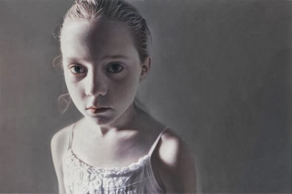 Gottfried Helnwein paintings hyper-realistic little girls injured innocence violence Murmur of the innocents - painting and detail Gottfried Helnwein paintings hyper-realistic little girls injured innocence violence Murmur of the innocents - painting and detail