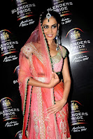 Bollywood and Tollywood acress Cute,hot, sexy,  Genelia, d'souza, blenders pride fashion tour 2011,lehenga choli, bridal look