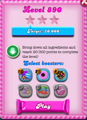 Candy crush 890