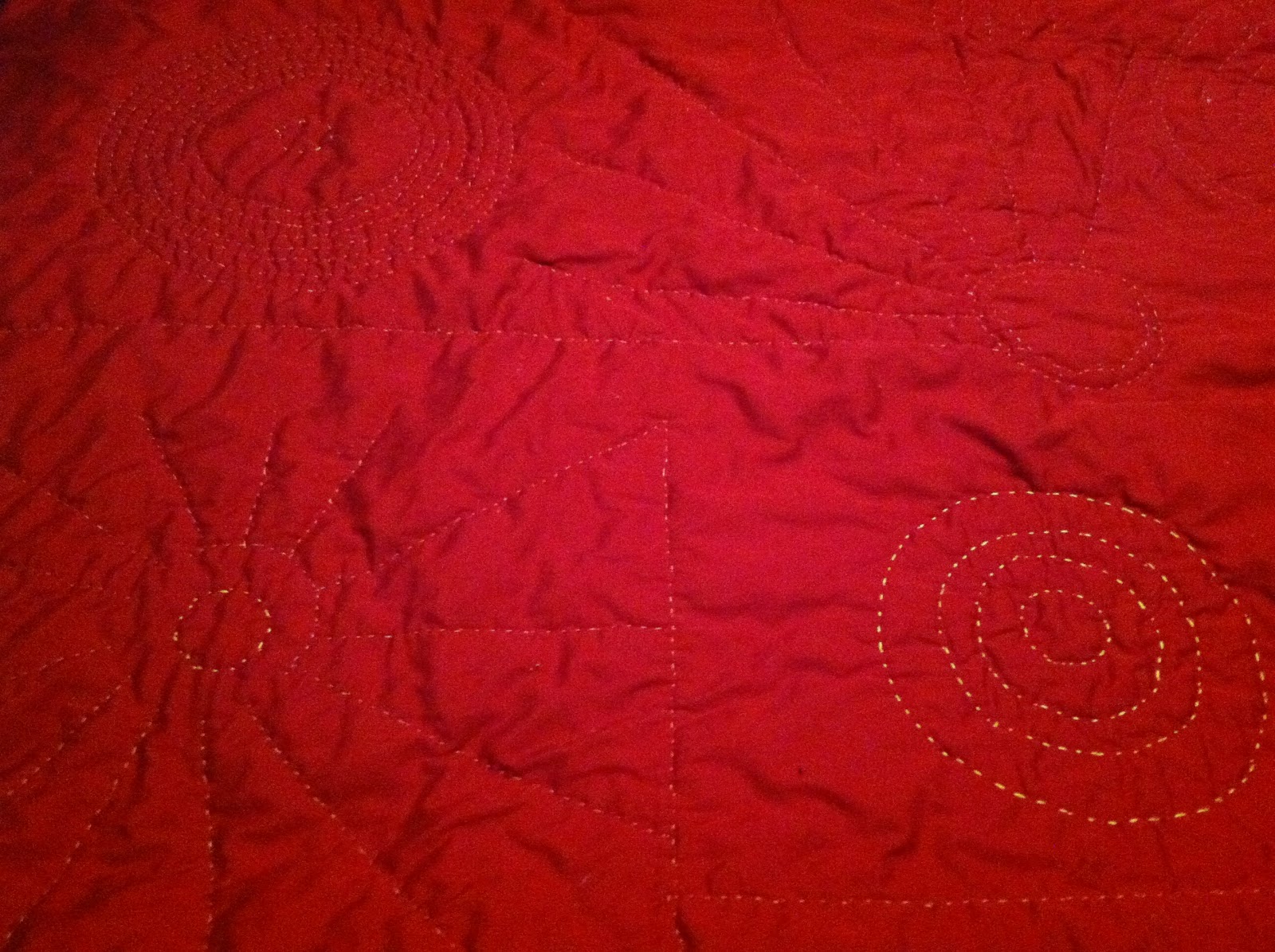 I Love Baby Quilts! Modern Circles and Squares Quilt