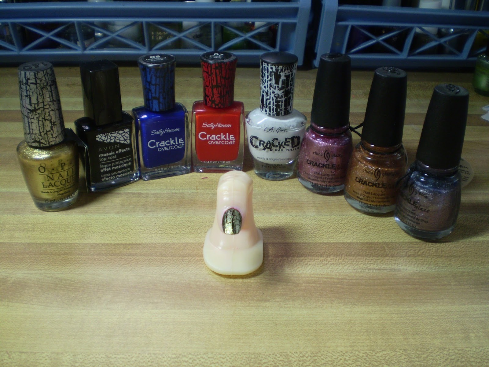 Foxfire's Finger Paint Nail Polish Lexicon Crackle Polish