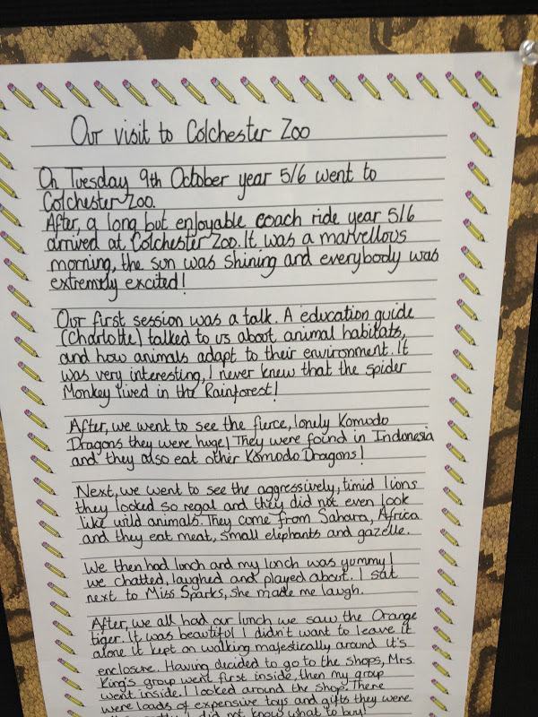 A visit to the zoo short story picture