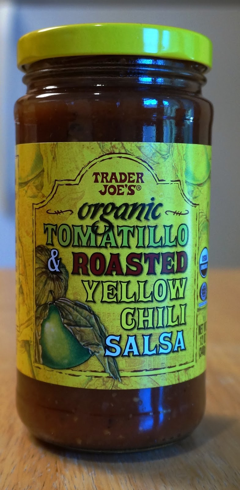 Exploring Trader Joe's Trader Joe's Organic Tomatillo & Roasted Yellow Chili Salsa