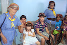 Visita da SOBAC às crianças do Hospital do Hemope