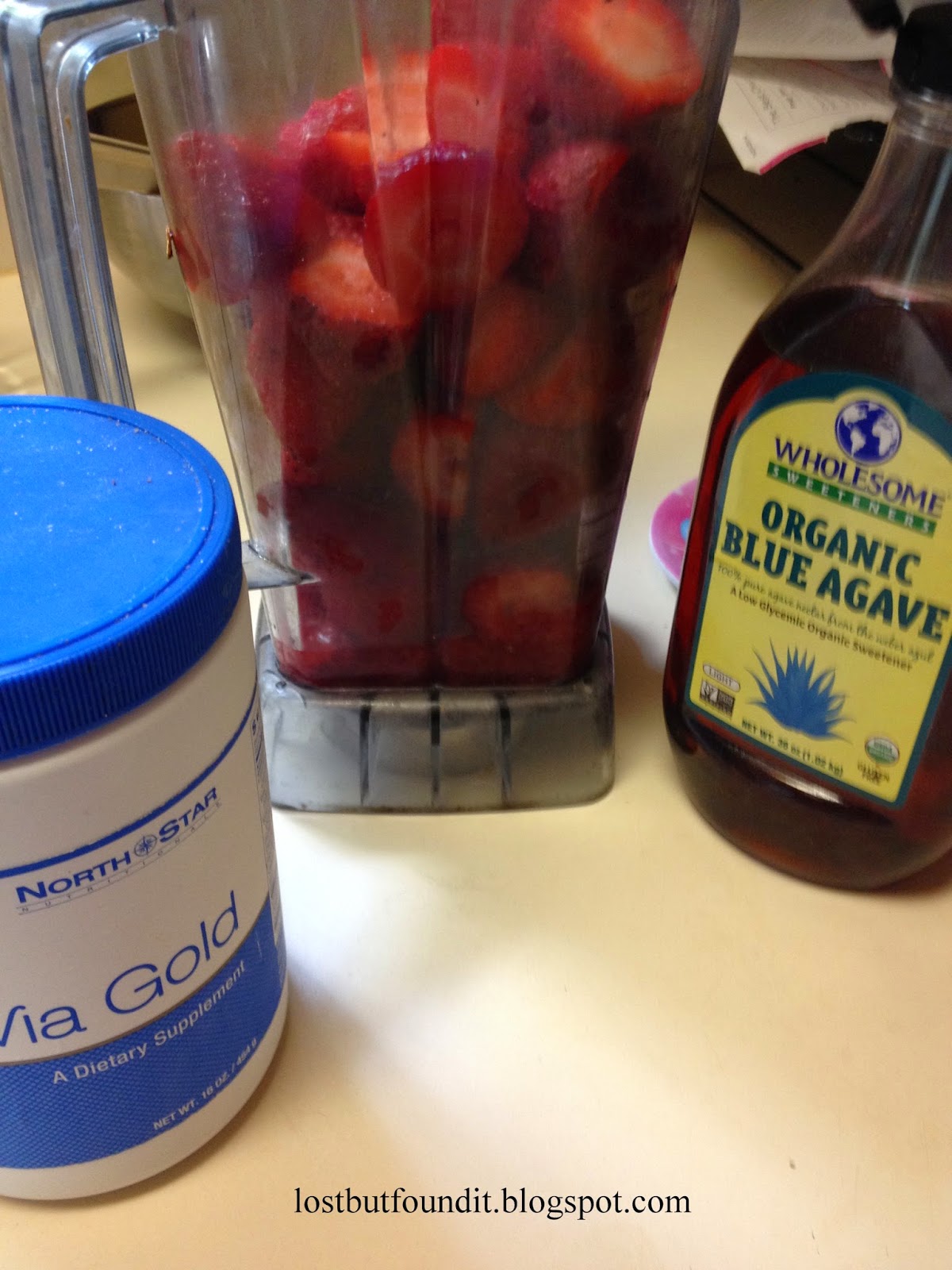 Lost but Found It EASY Freezer Chia Strawberry Jam