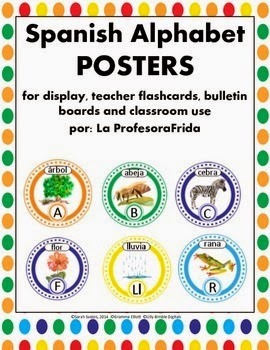 Spanish Alphabet Posters Spanish Alphabet Posters Notecards Flashcards Painted