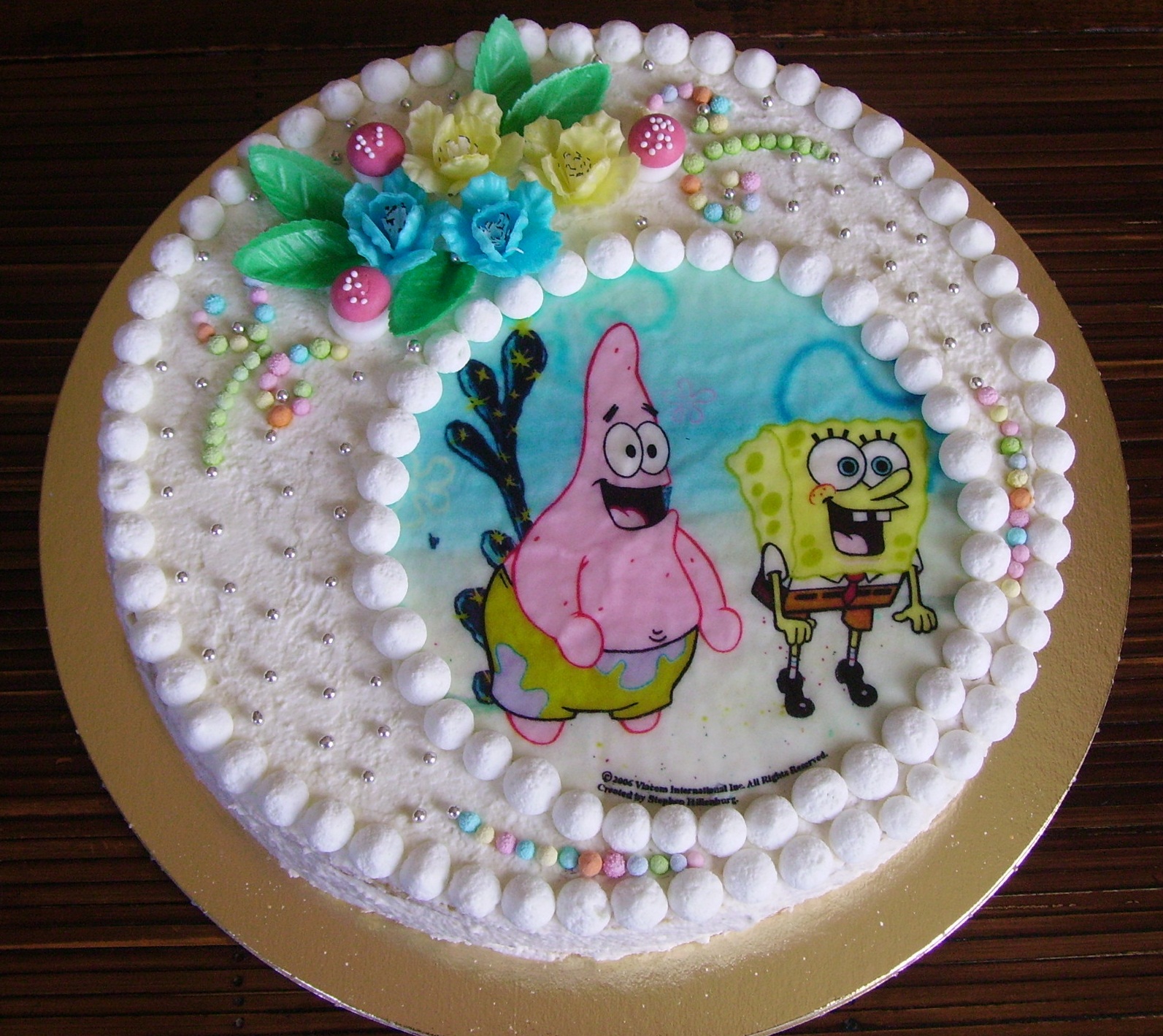 SCRAPPILLA: Torta di compleanno Spongebob
