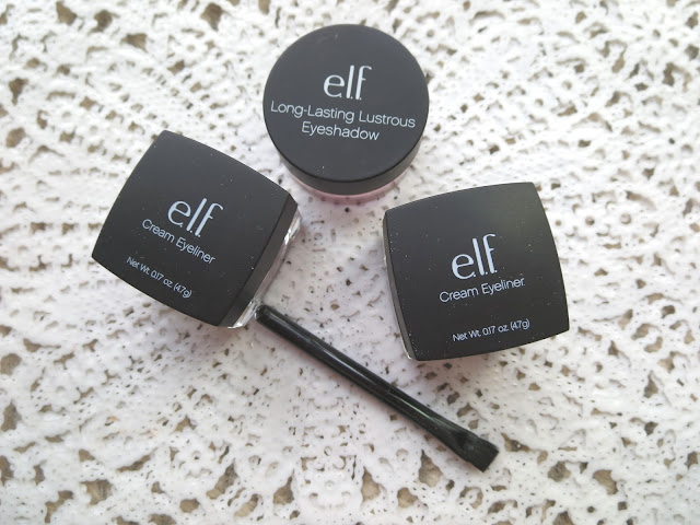 a picture of  e.l.f Long-Lasting Lustrous Eyeshadow, Cream Eyeliner