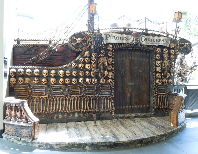 Pirates of the Caribbean mock ship deck