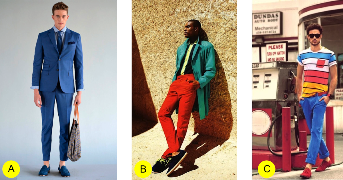 Monochromatic Fashion Men Monochromatic Fashion Men