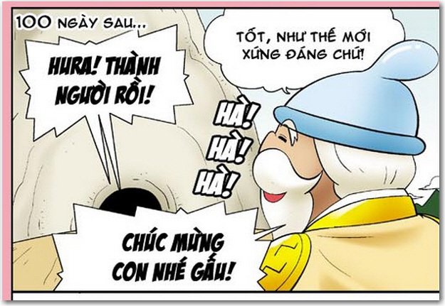 Kim chi và củ cải phần 798 - Sự Tích Gấu. Mời các bạn xem  truyện tranh 18+ Kim Chi và Củ Cải tại thugian180