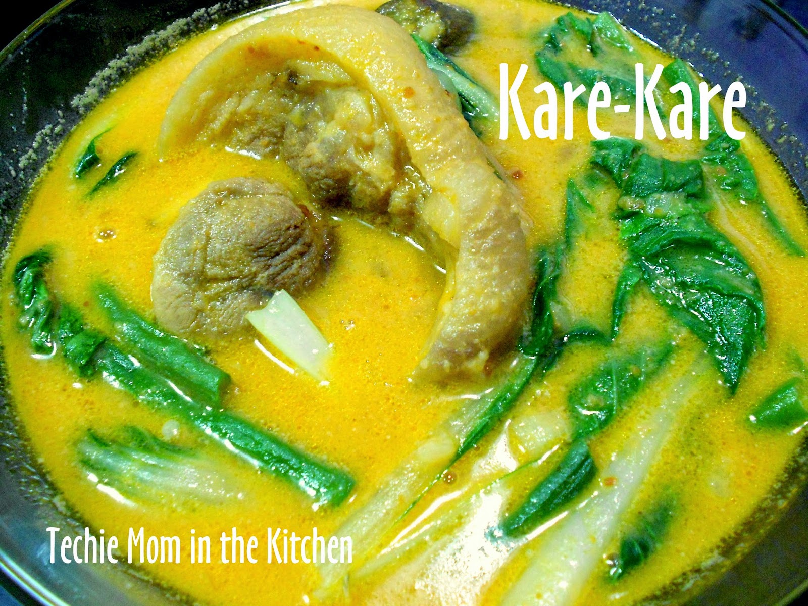 Techie Mom in the Kitchen PATA KAREKARE ala Barrio Fiesta Easy