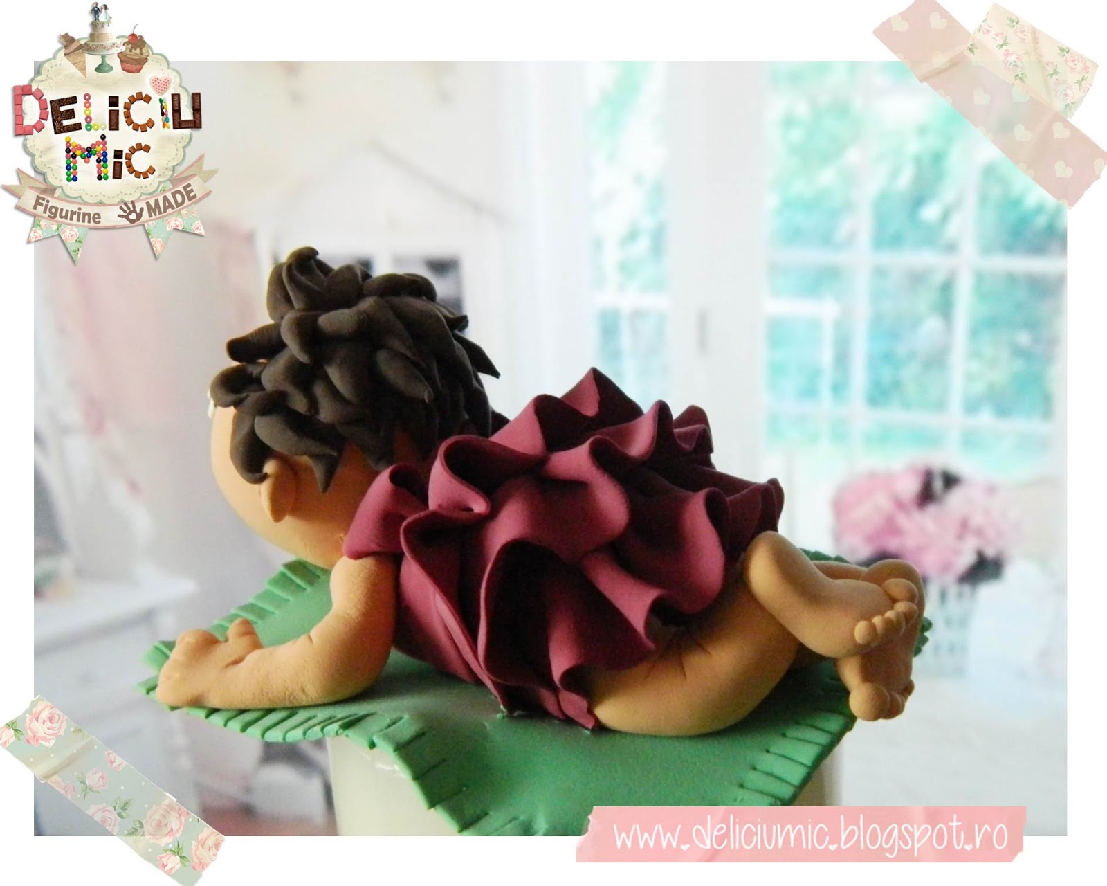 Figurina tort botez Figurina tort botez