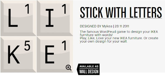 stick with letters via Nat et nature