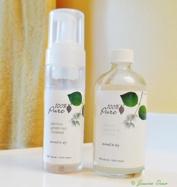 100 Pure Green Tea Face Wash and Toner Review