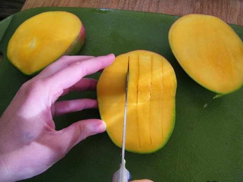 Chef Mommy Fruit Salad (With a Mango Dicing Tutorial)