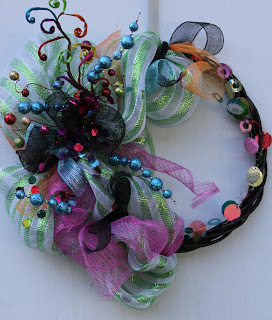 Scrap Wreath after 8months