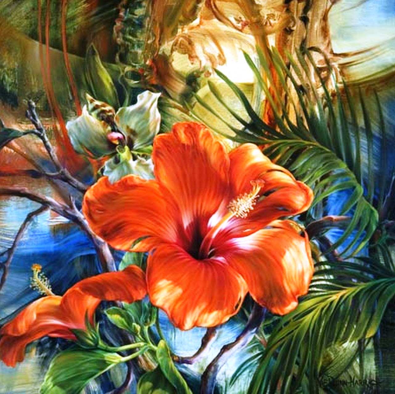 cuadro-moderno-de-flores-rojas-pintadas-al-oleo flores-rojas-al-oleo