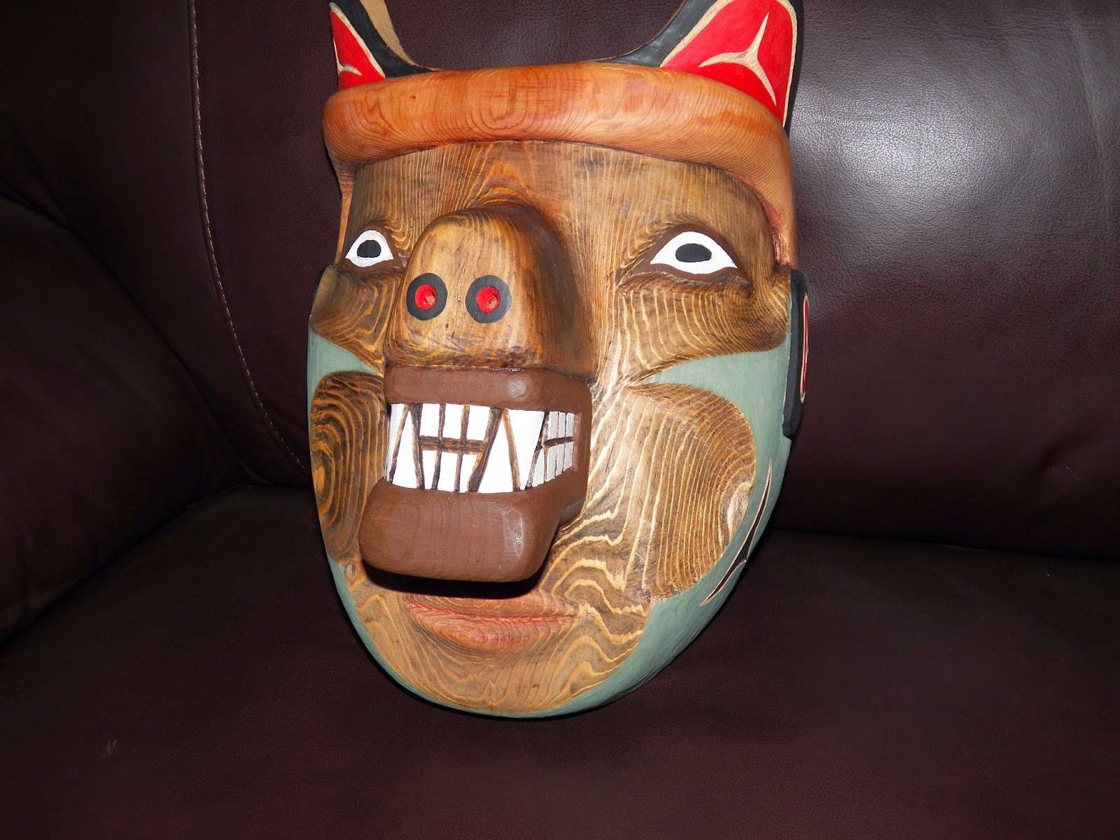 Stuff Sax Carving a Native American Mask