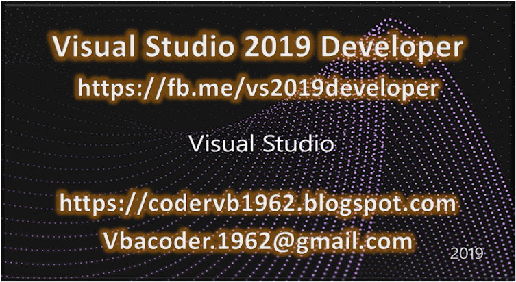 Visual Studio 2019 Developer