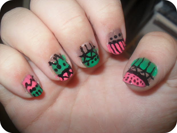 launa in ponderland aztec nails