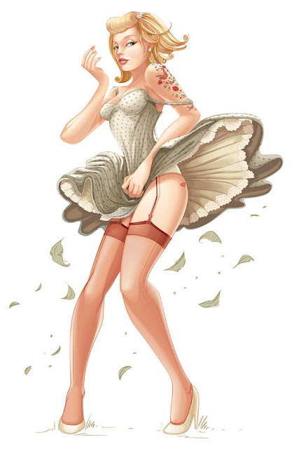 Modern Pin Up Girls by Cristiano Siqueira
