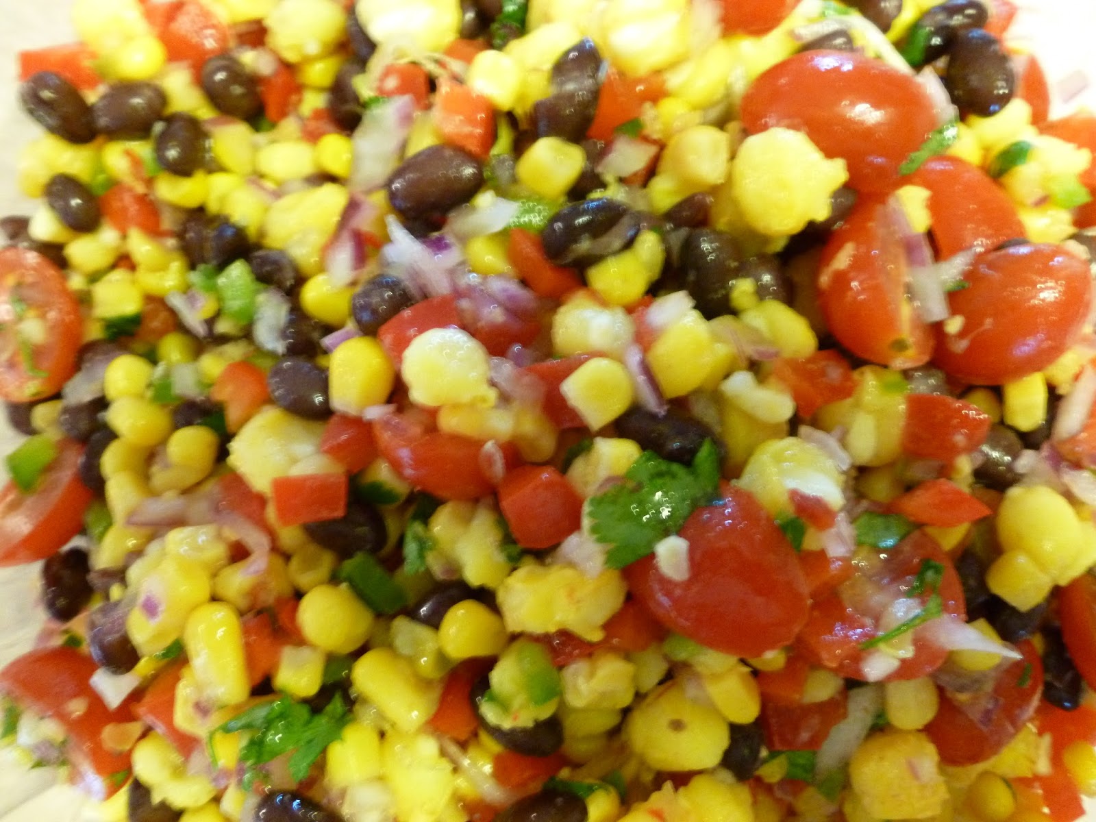 Mrs. Clark's Kitchen Black Bean and Hominy Salad