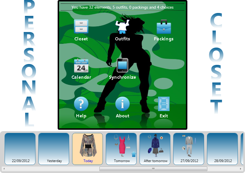 Personal Closet Personal Closet desktop application for windows