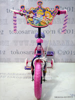 3 Sepeda Anak Disney Princess Pavement Bike 12 Inci