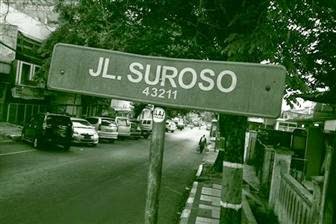 Soeroso, pahlawan Indonesia, yang ditembak penembak jitu Belanda dijadikan nama jalan di Cianjur.