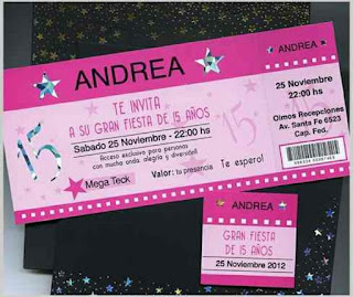 Estilos de tarjetas de 15 años Estilos de tarjetas de 15 años