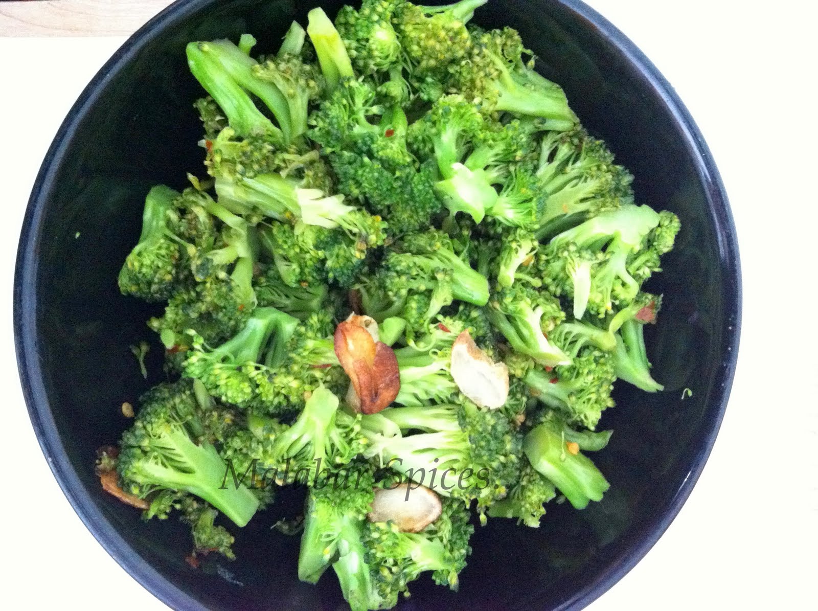 Malabar Spices... Broccoli Stir Fry..