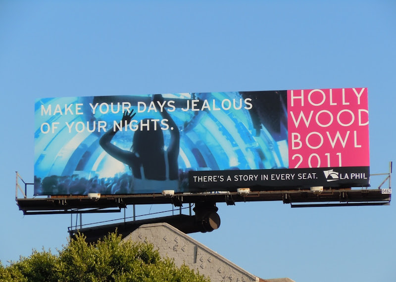 Hollywood Bowl Make days jealous billboard