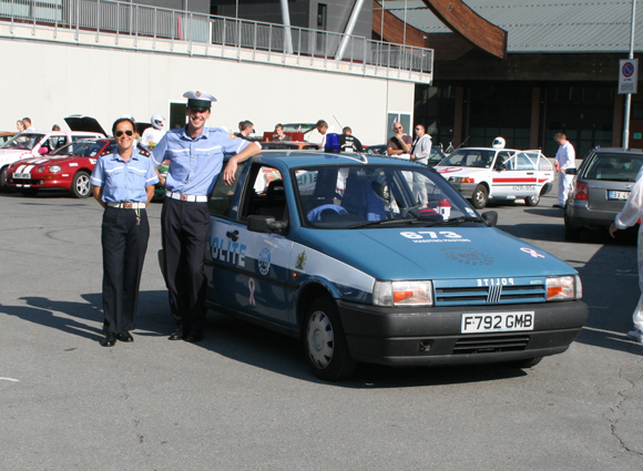 Italian Job Police Rally Art Car