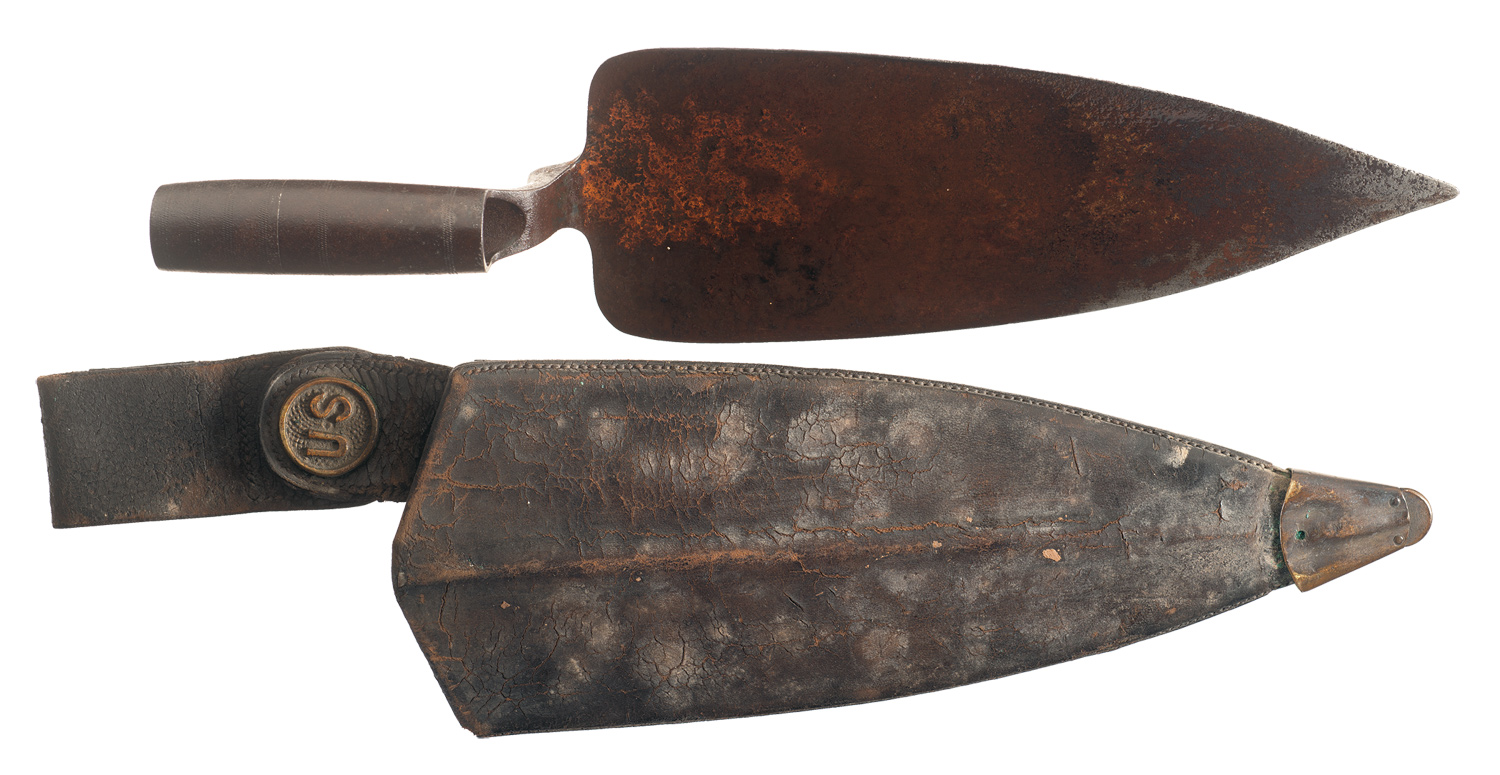 bingbabel U.S. Model 1873 Trowel with Scabbard