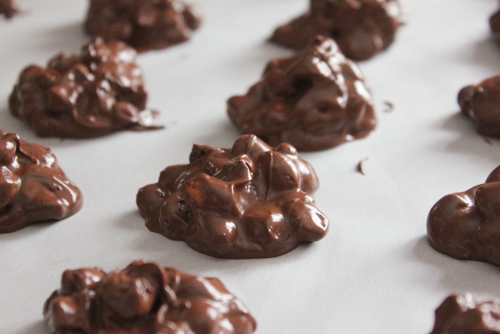 Punkie Pie's Place Crockpot Chocolate Peanut Raisin Clusters