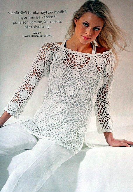 Crochet Paso Polera Crochet Mujer Poleras Manga Larga Tejidas A